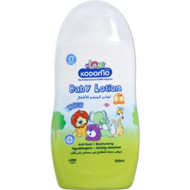 Kodomo Anti Rash and Moisturizing Baby Lotion Age 0 Plus 180ml - Rokomari product